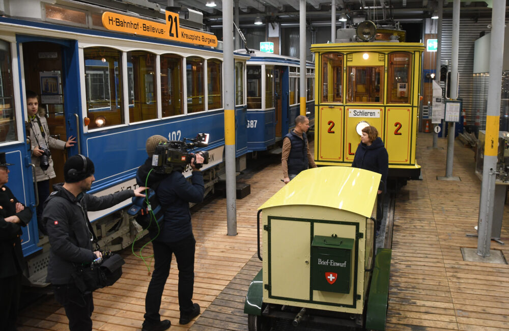 Schweiz aktuell live aus dem Tram-Museum