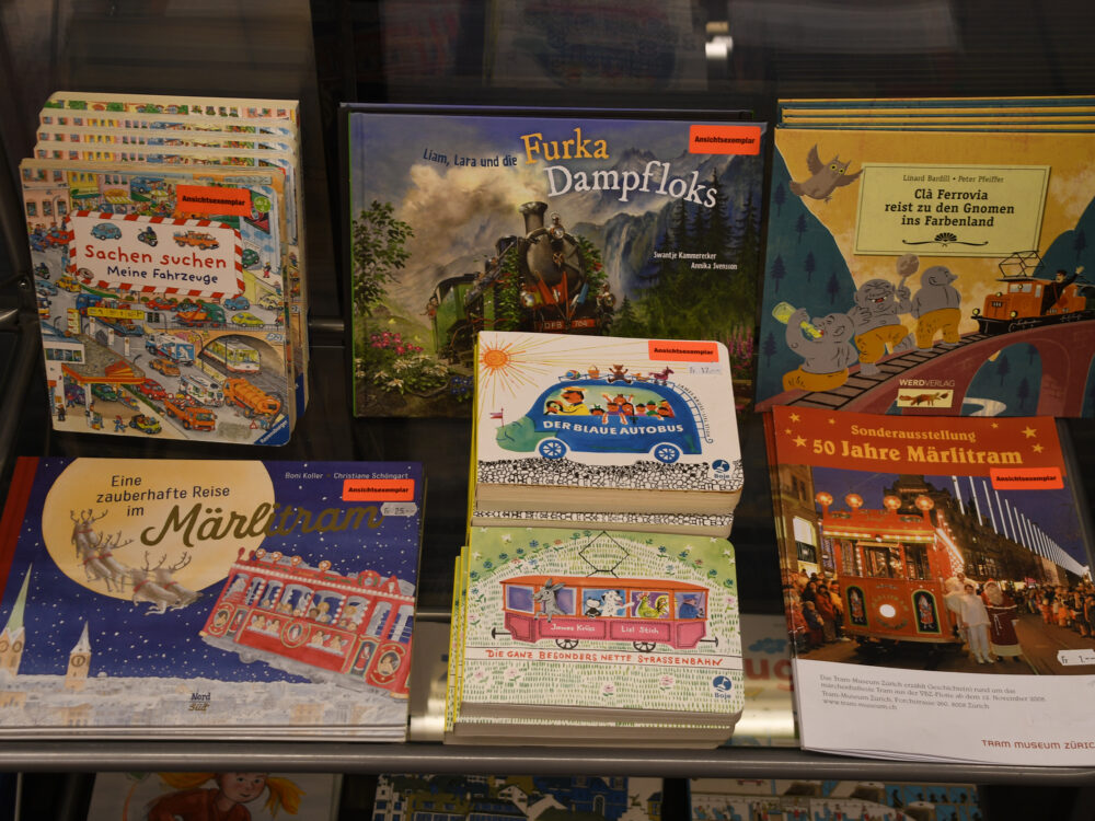 Tram Museum Zürich Weihnachts-Geschenke im Shop